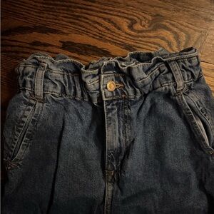 Zara cute scrunch waist jeans